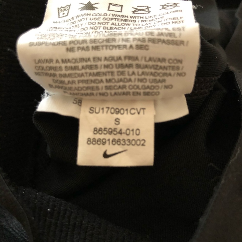 Nike Pro Dri-Fit Black Cropped Compression Tights - Picture 8 of 8